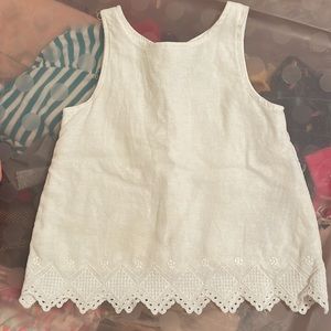 Old navy crochet tank 2T